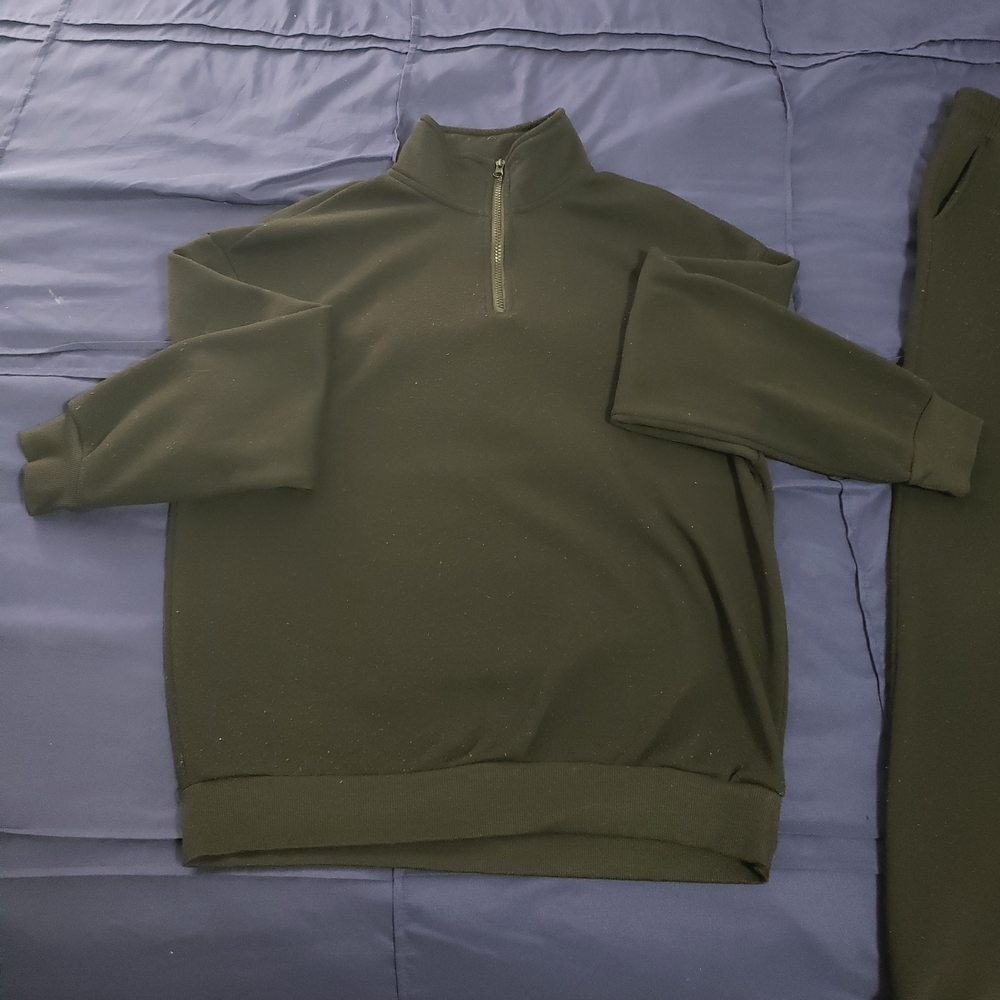 Shein/Manfinity Black Tracksuit Set - Picture 2 of 5